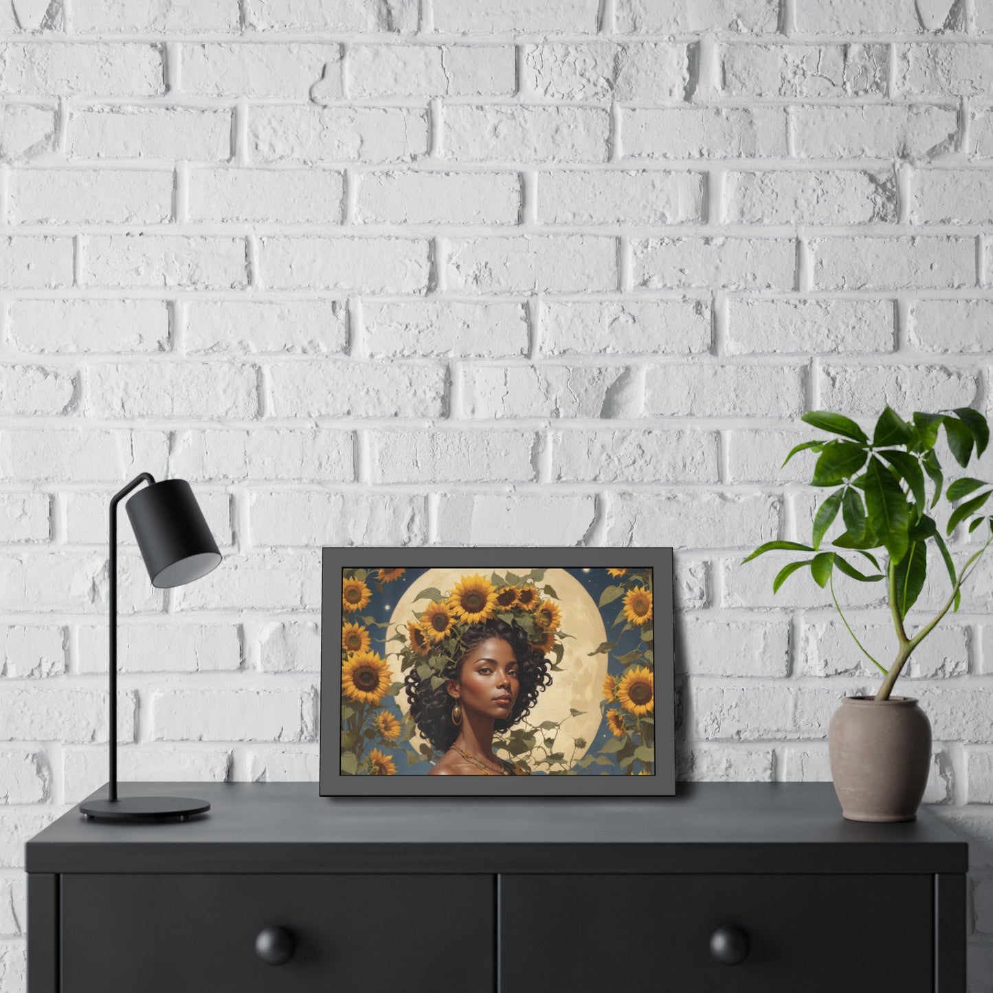 SUNFLOWER 5 - Framed Paper Poster