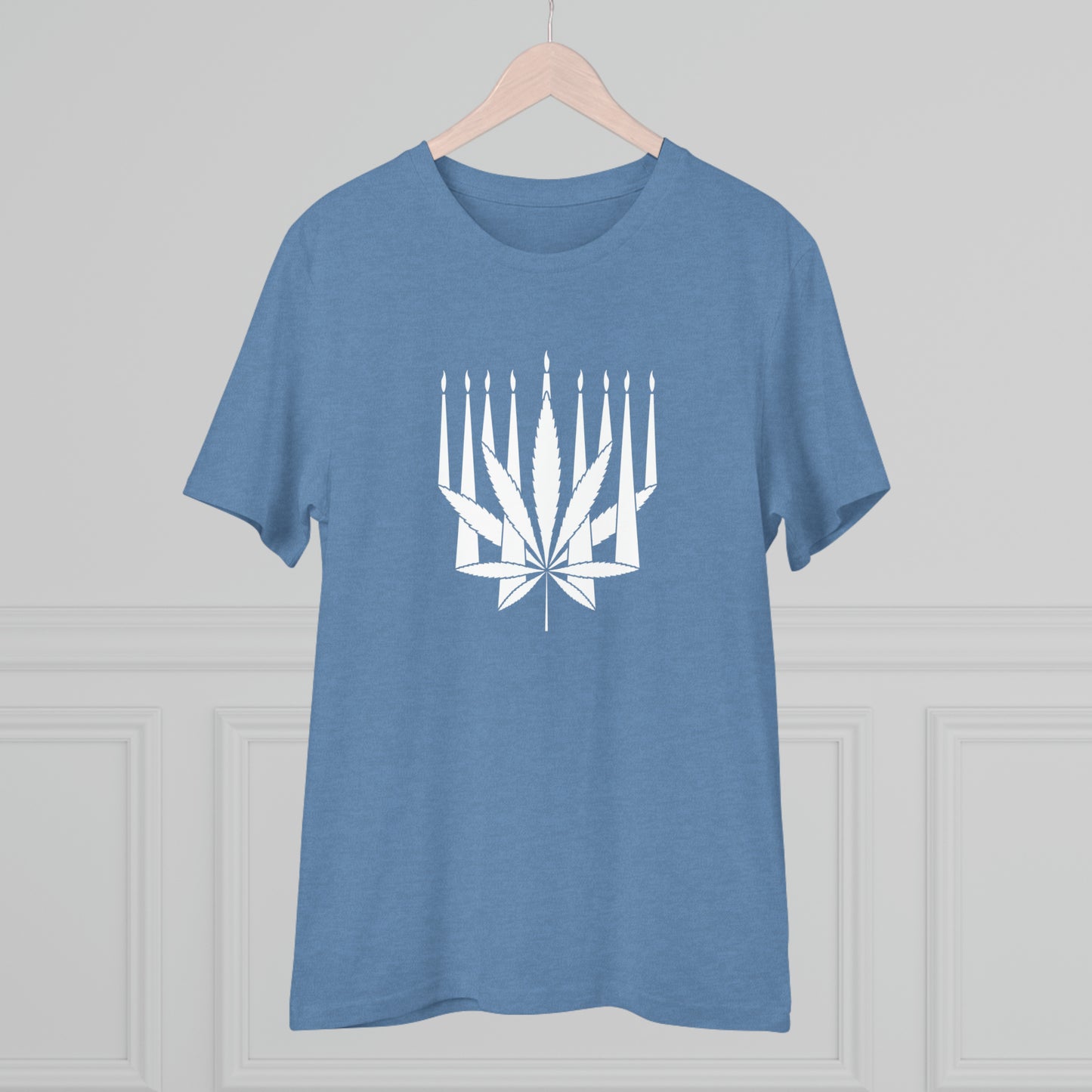 MENORAHJUANA-WHITE - Organic Creator T-shirt - Unisex