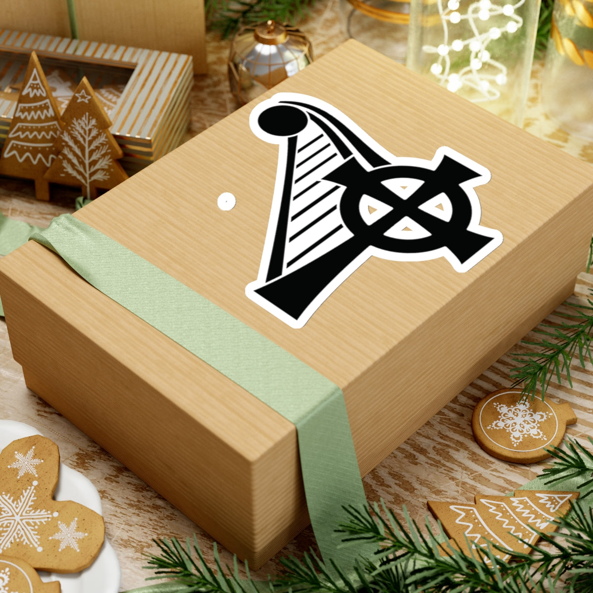 HARP & CROSS - Kiss-Cut Stickers