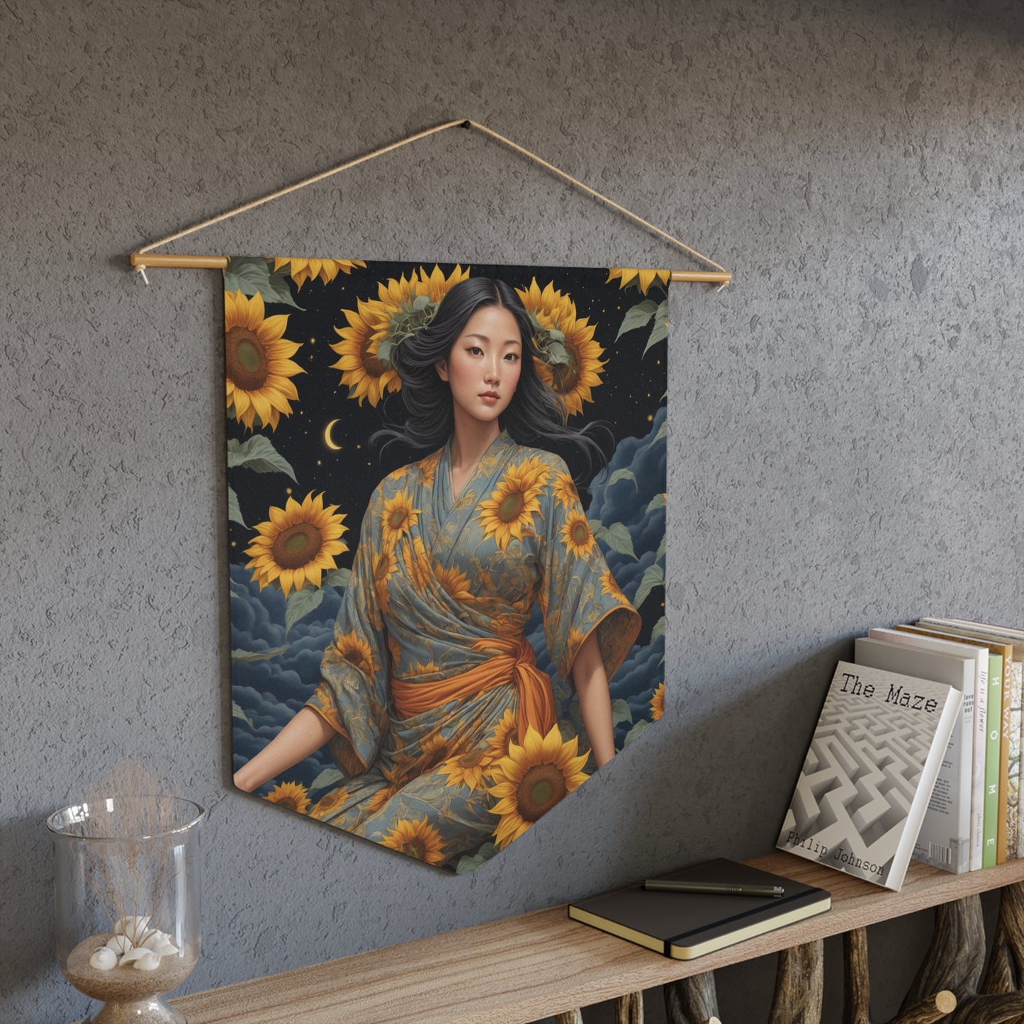 Sunflower Goddess Wall Pennant 5