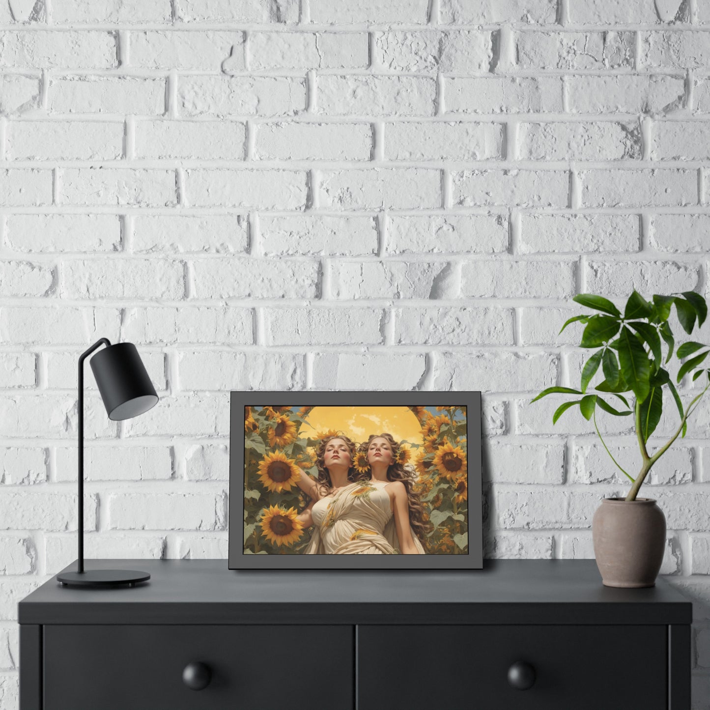 SUNFLOWER 3 - Framed Paper Poster