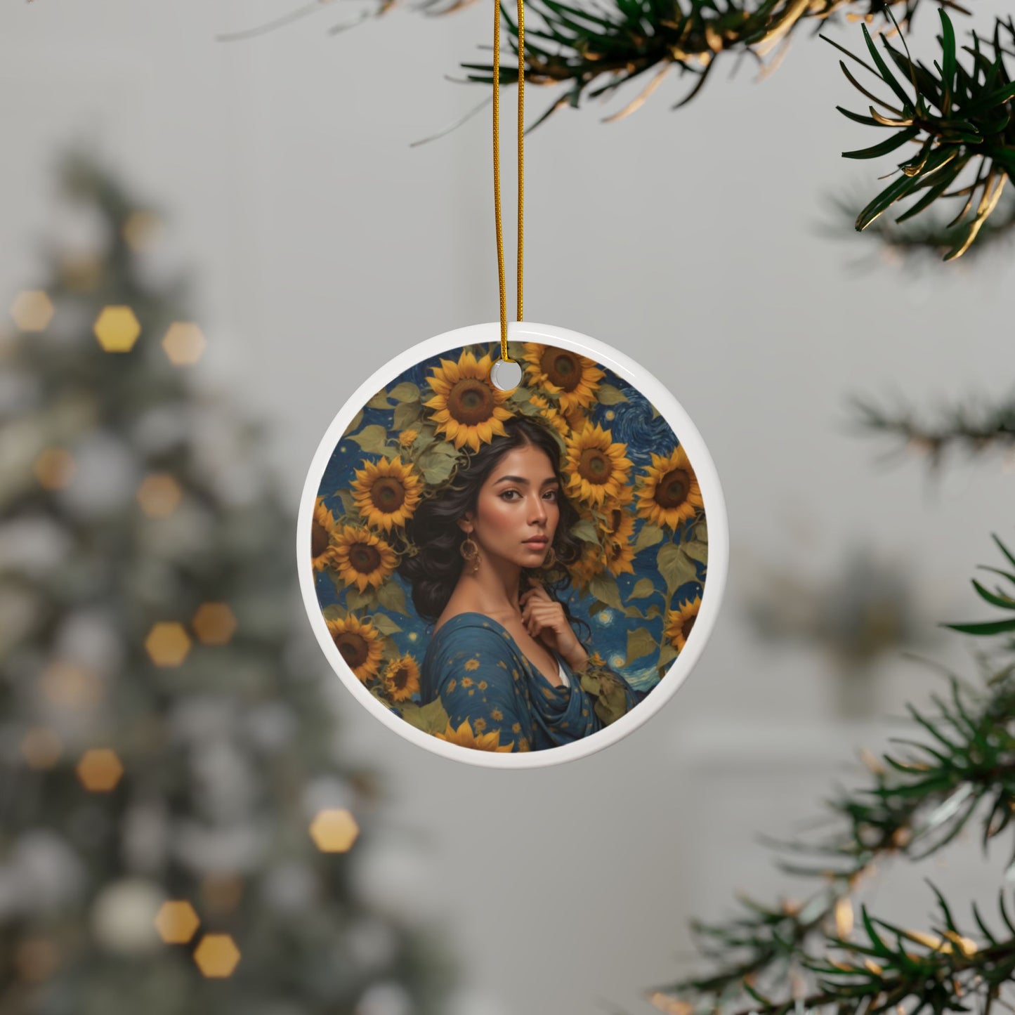 Sunflower Ornament 1