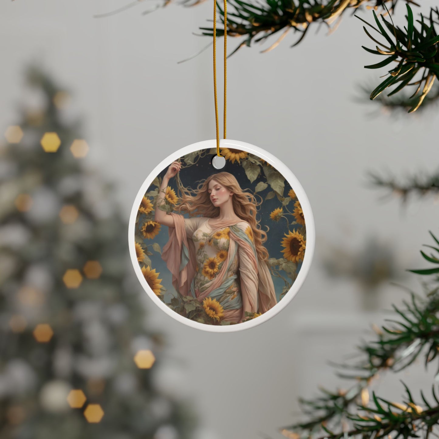 Sunflower Ornament 10