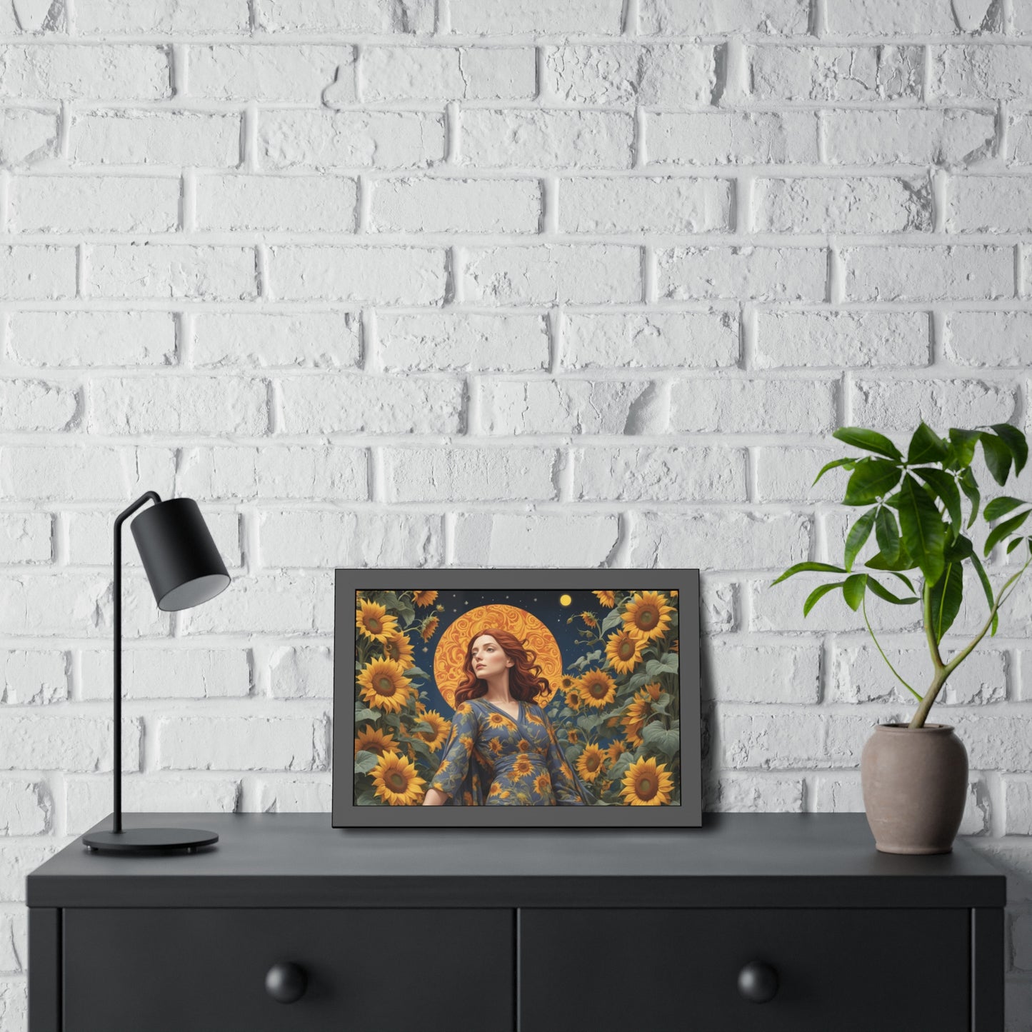 SUNFLOWER 4 - Framed Paper Poster