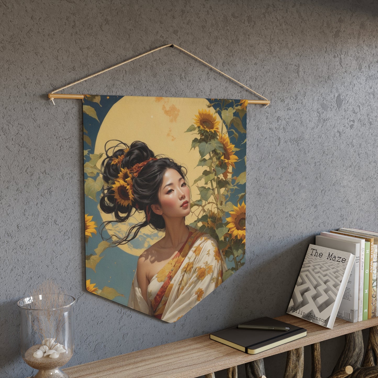 Sunflower Goddess Wall Pennant 4