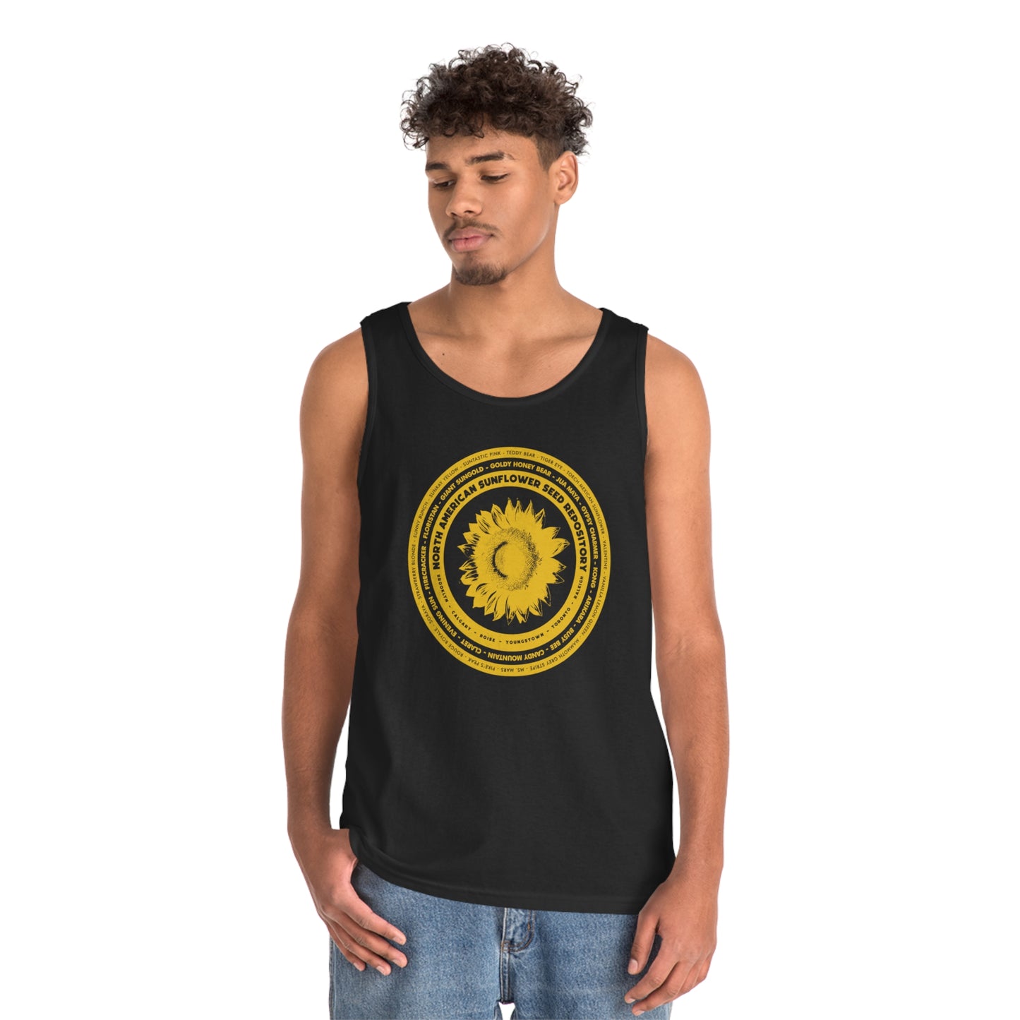 SUNFLOWER - Unisex Heavy Cotton Tank Top