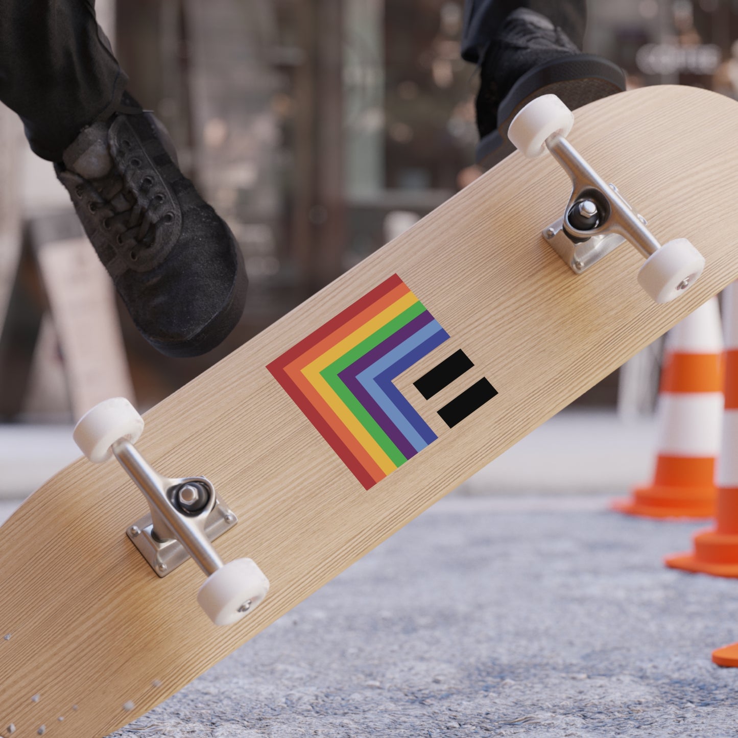 EQUALITY - Transparent Outdoor Stickers, Square, 1pc