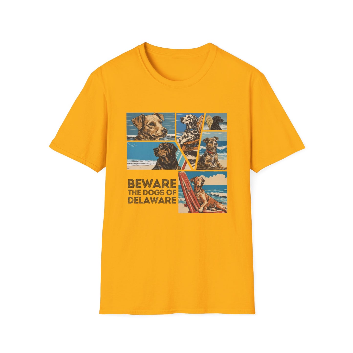 REHOBOTH - DOGS - Unisex Softstyle T-Shirt