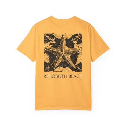 REHOBOTH BEACH - STARFISH - Unisex Garment-Dyed T-shirt
