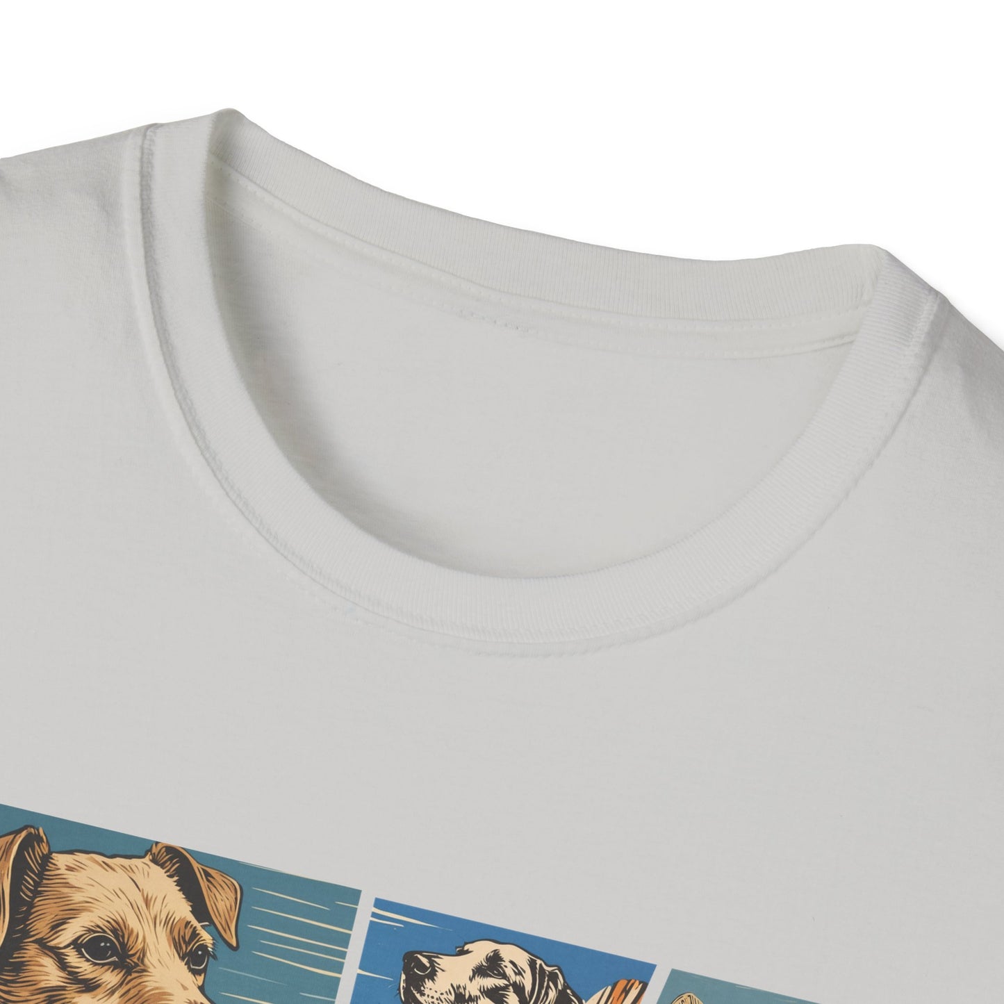 REHOBOTH - DOGS - Unisex Softstyle T-Shirt