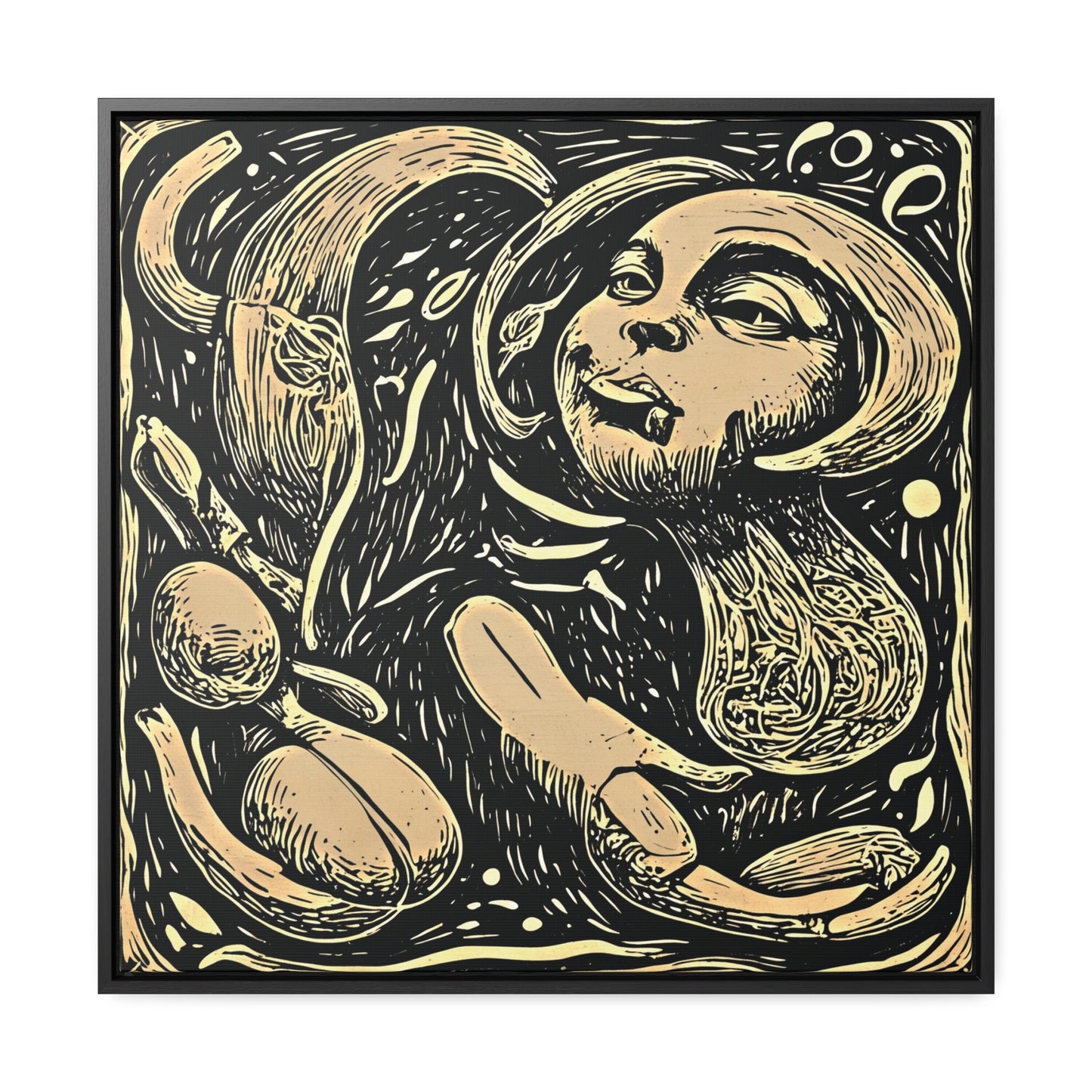 Wall Art - Gallery Canvas, Square Frame