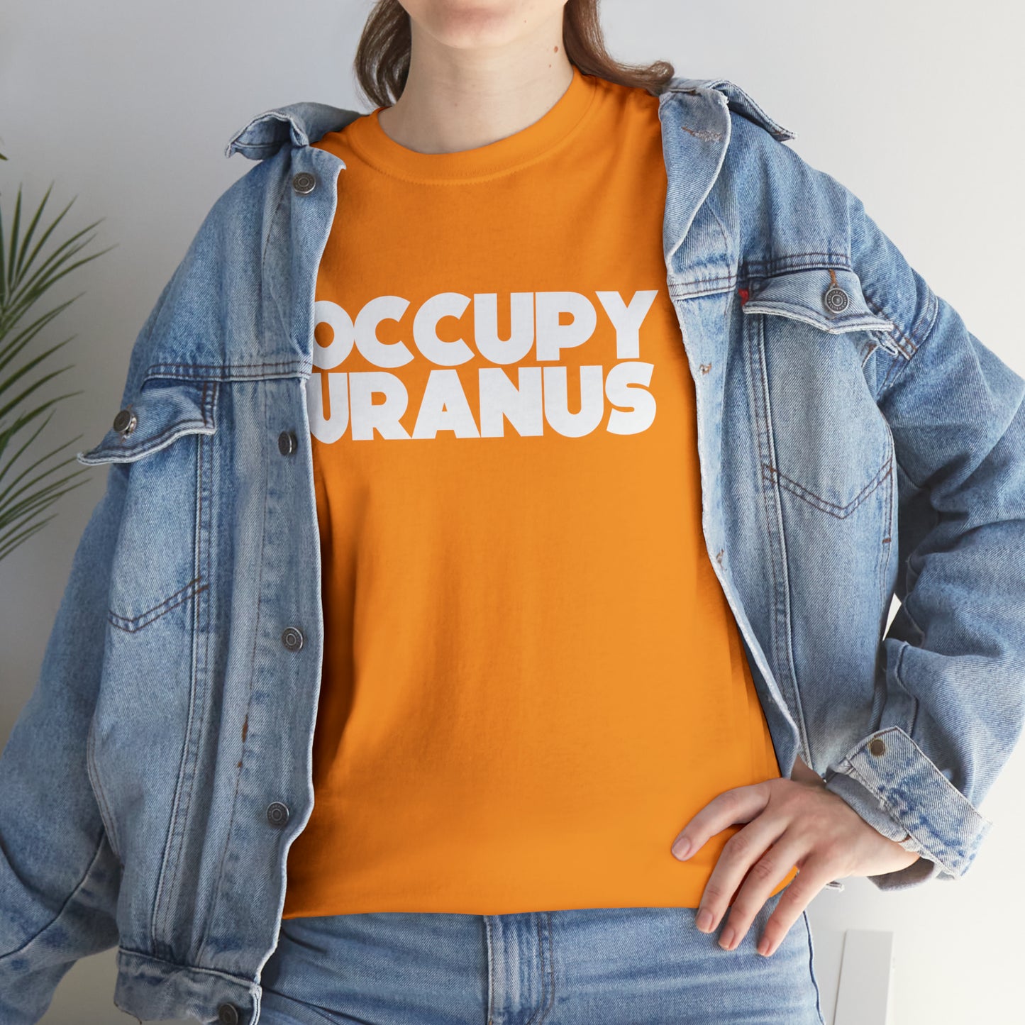 OCCUPY URANUS - Unisex Heavy Cotton Tee