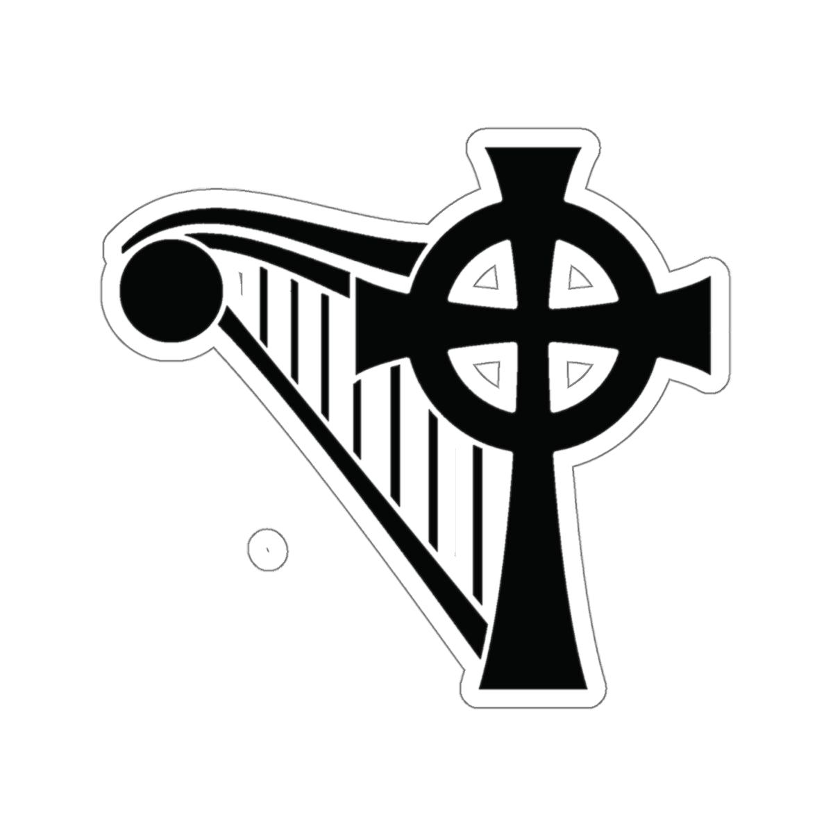 HARP & CROSS - Kiss-Cut Stickers
