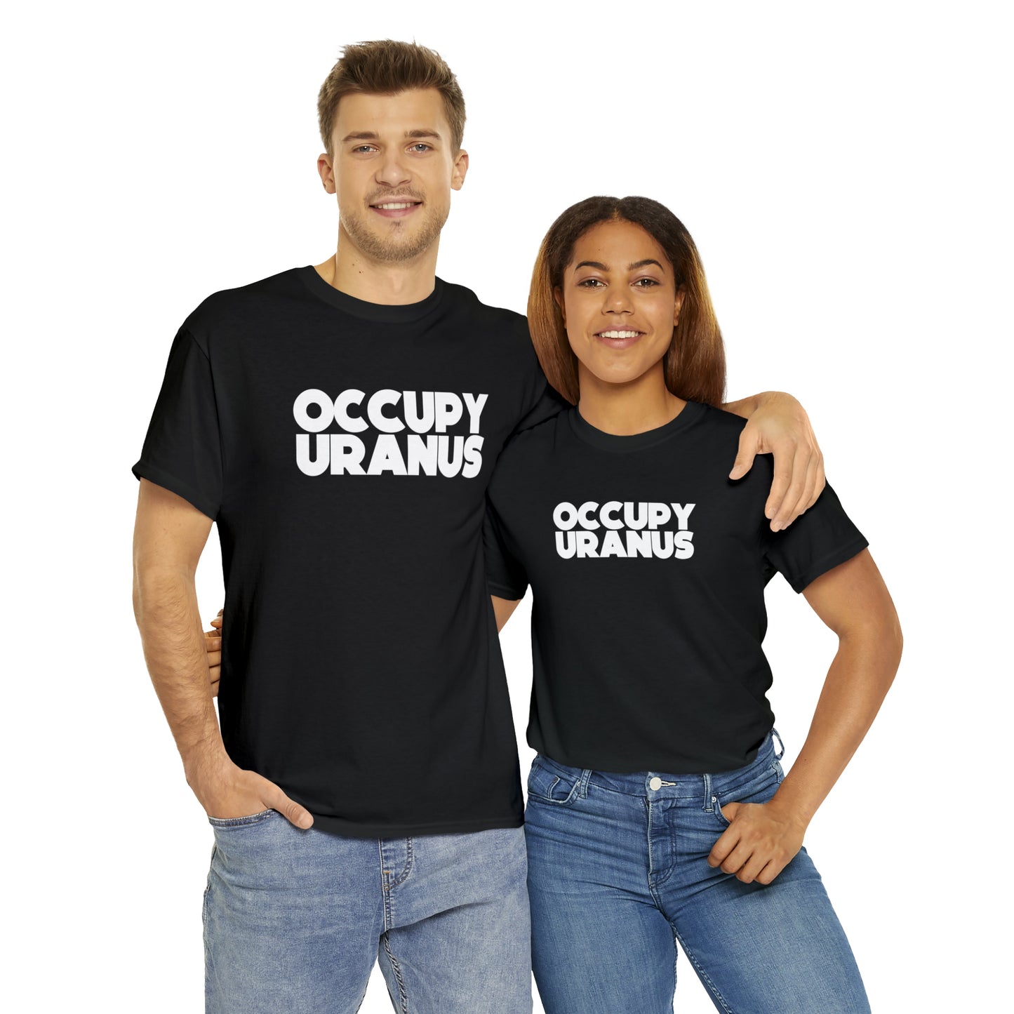 OCCUPY URANUS - Unisex Heavy Cotton Tee