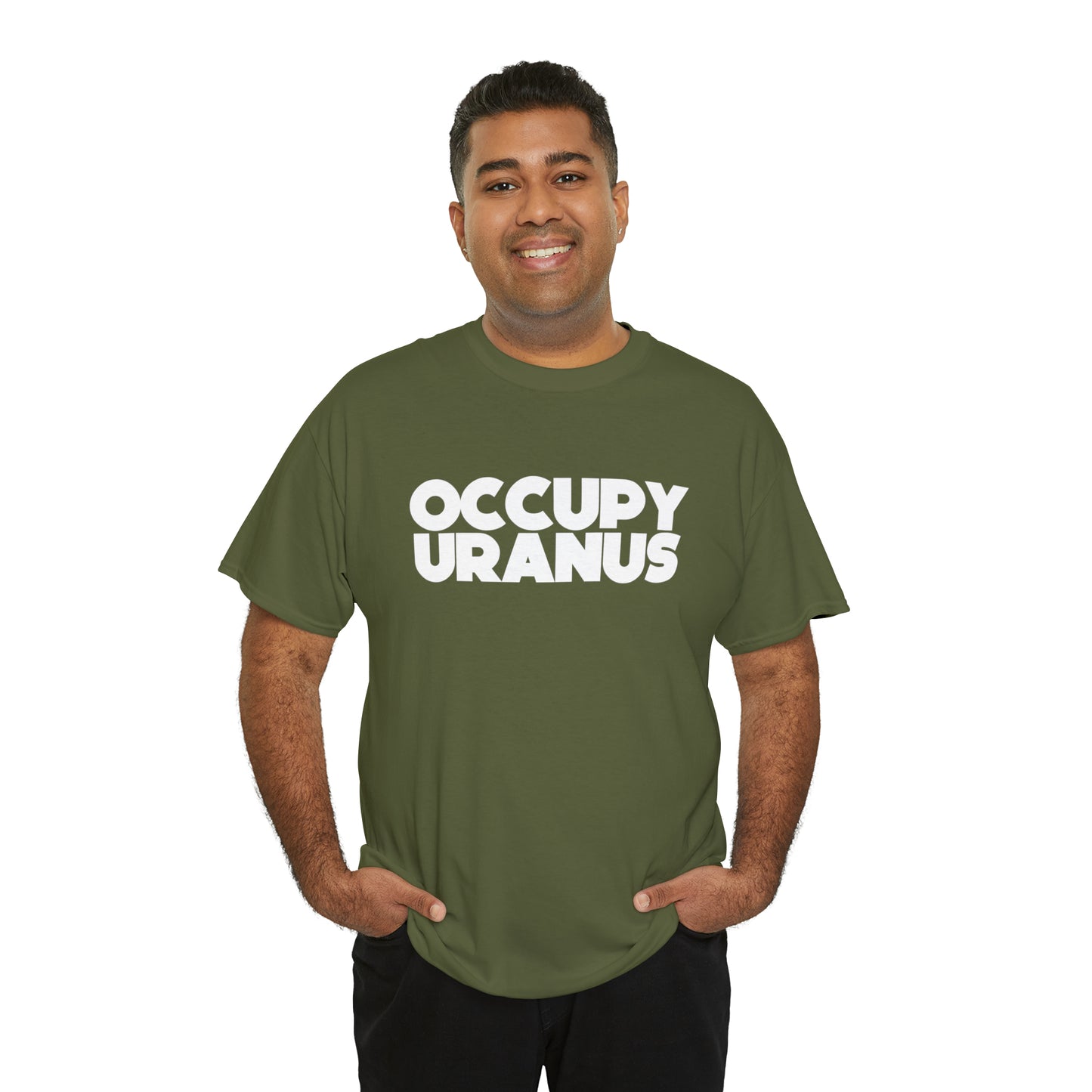 OCCUPY URANUS - Unisex Heavy Cotton Tee