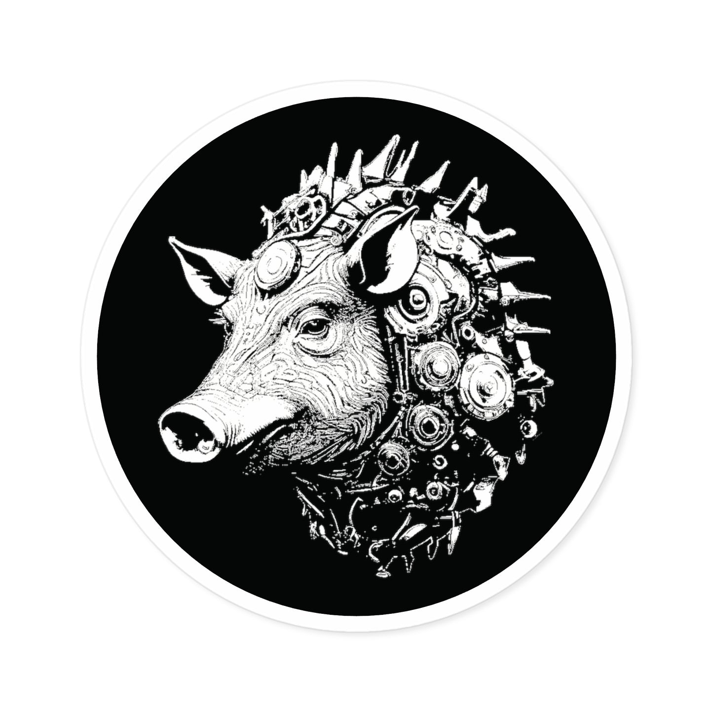 HOGHEAD - Round Stickers, Indoor\Outdoor