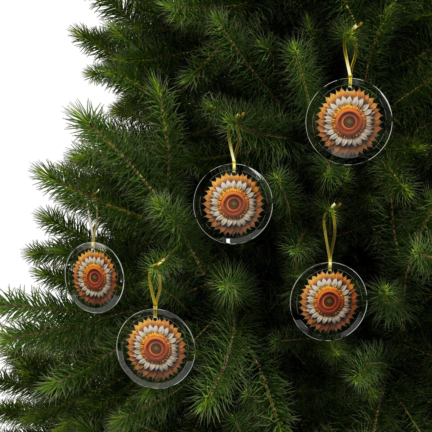 SUNFLOWER - Glass Ornaments