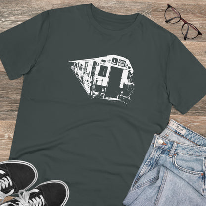 1 Train (WHITE) - Organic Creator T-shirt - Unisex