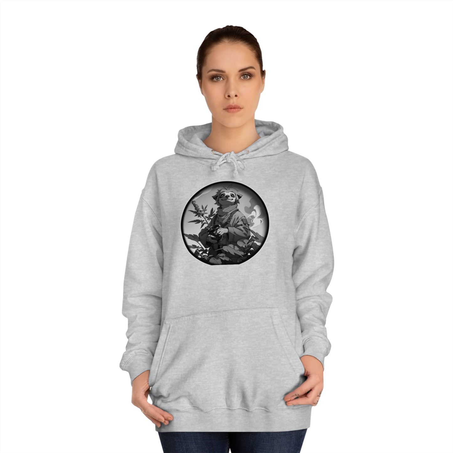 SLEEPY SLOTH - Unisex College Hoodie