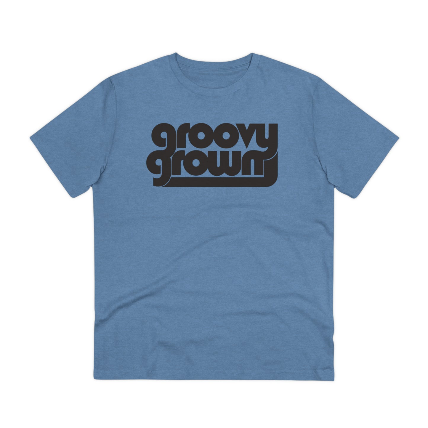 GROOVY GROWN - BLACK LOGO - Organic Creator T-shirt - Unisex