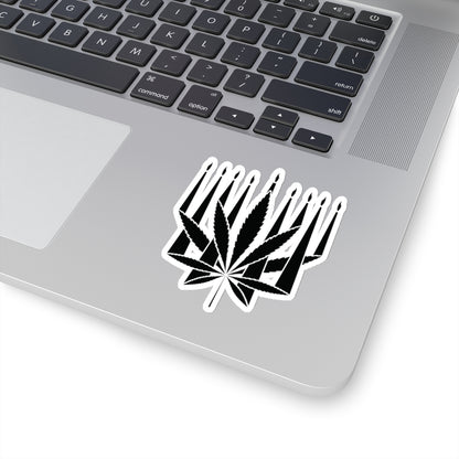 MENORAHJUANA STICKER - Kiss-Cut Stickers