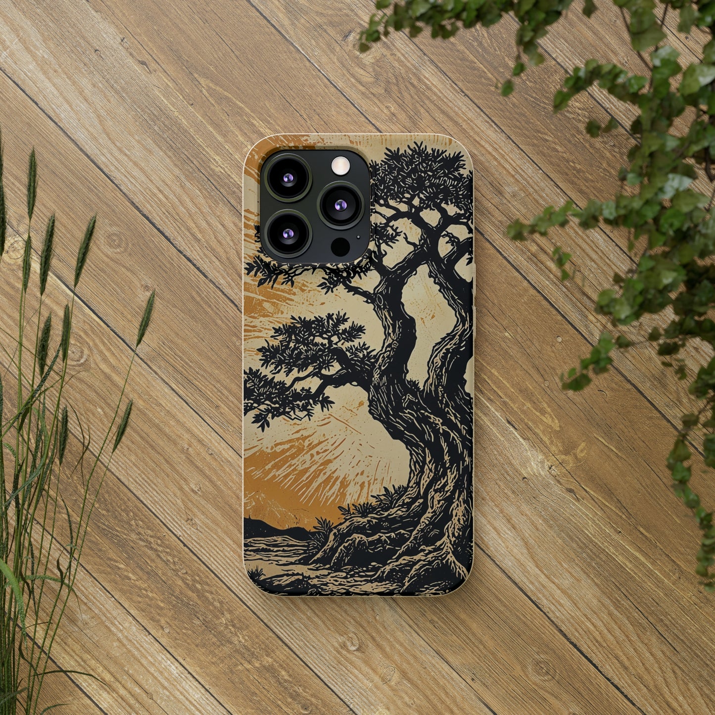 WOOD CUT CASE 4 - Biodegradable Cases