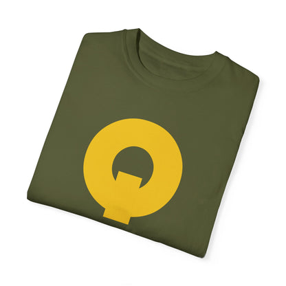 QUANTUM TRAINING - YELLOW LOGO Unisex Garment-Dyed T-shirt