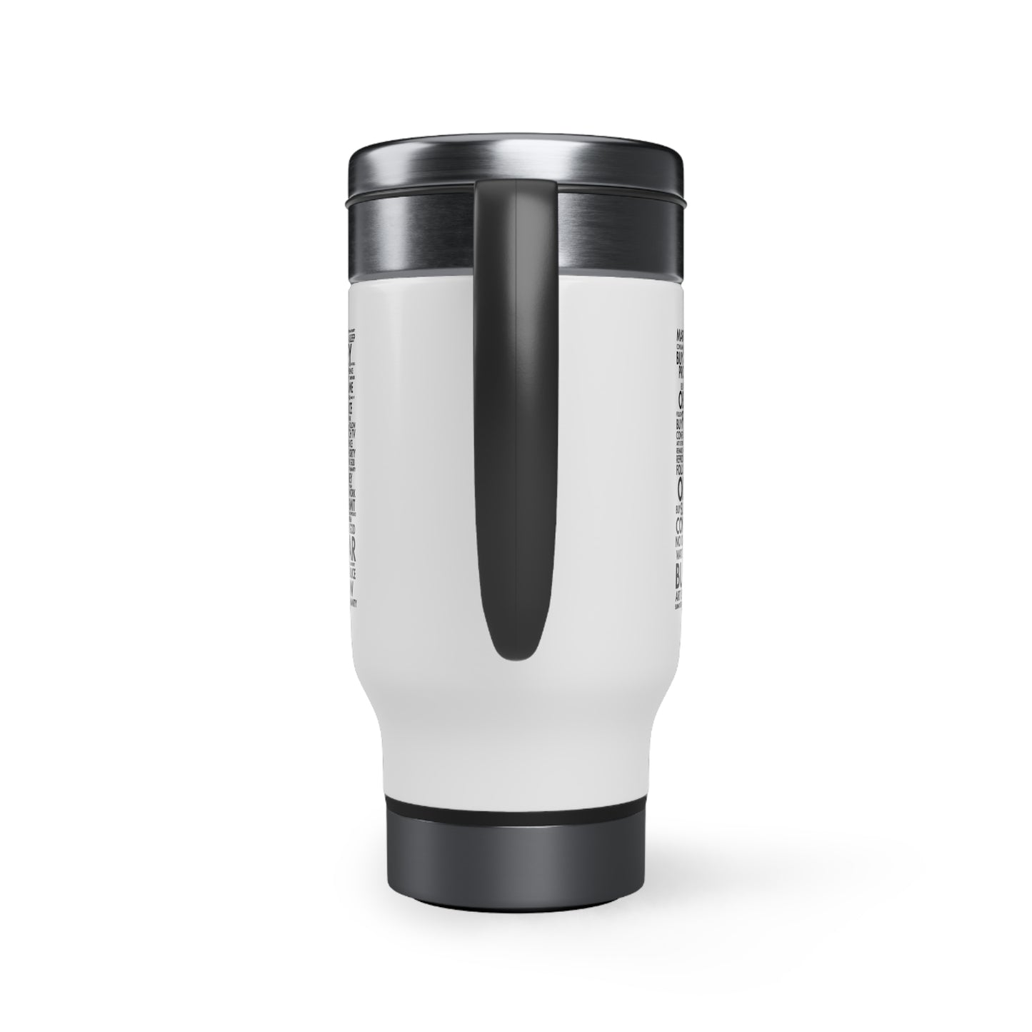 TRUTH - Stainless Steel Travel Mug with Handle, 14oz