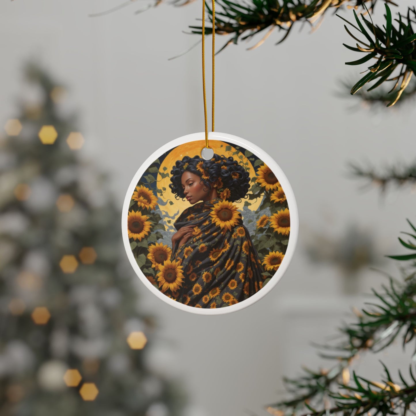 Sunflower Ornament 8