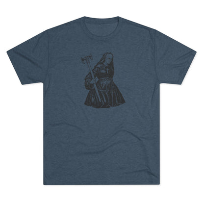 NUN - WHITE - Unisex Tri-Blend Crew Tee