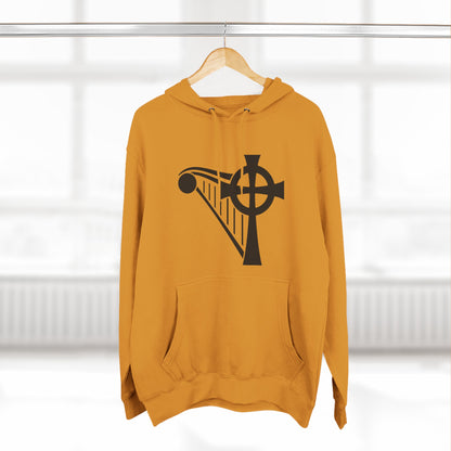 HARP & CROSS - BLACK LOGO - Unisex Premium Pullover Hoodie