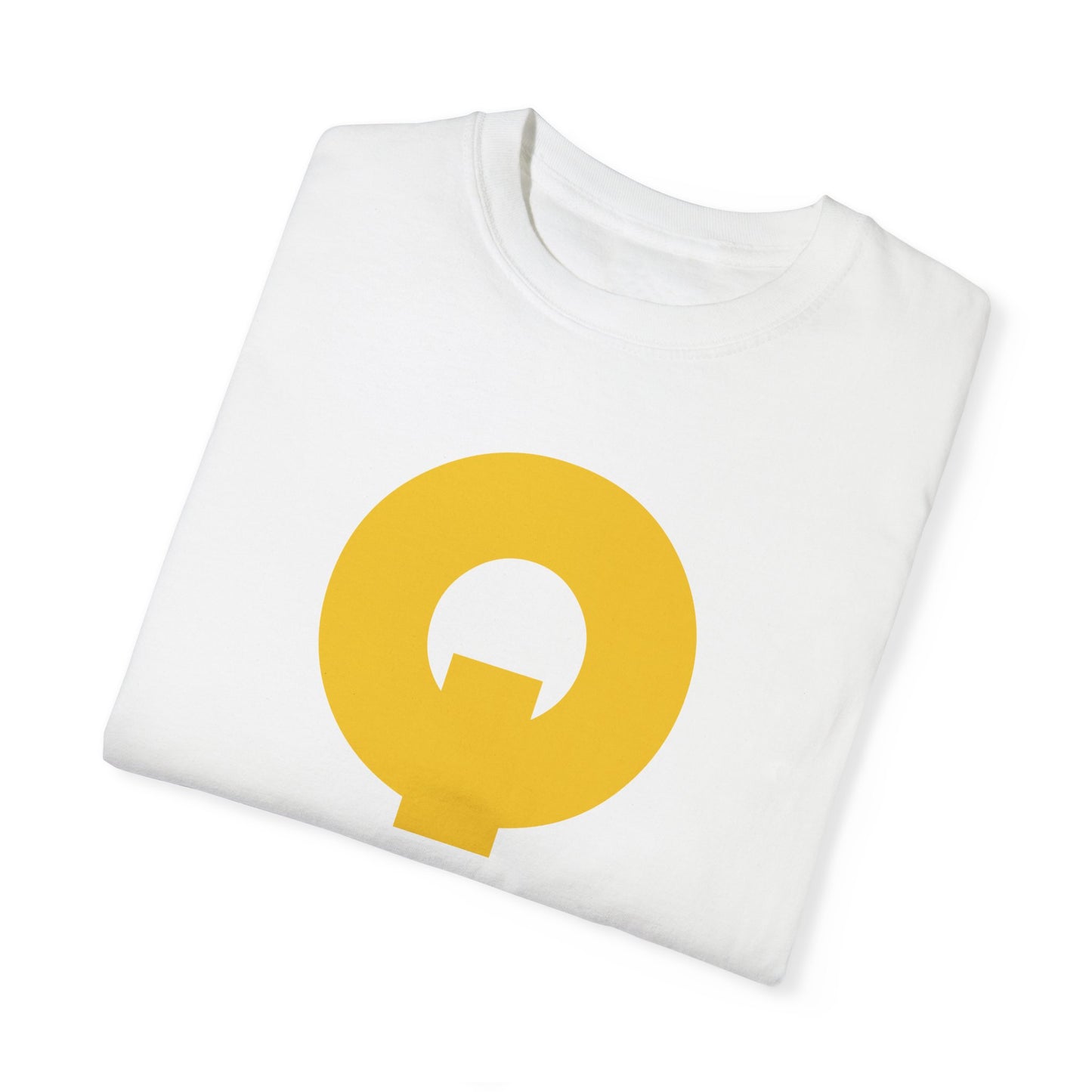 QUANTUM TRAINING - YELLOW LOGO Unisex Garment-Dyed T-shirt