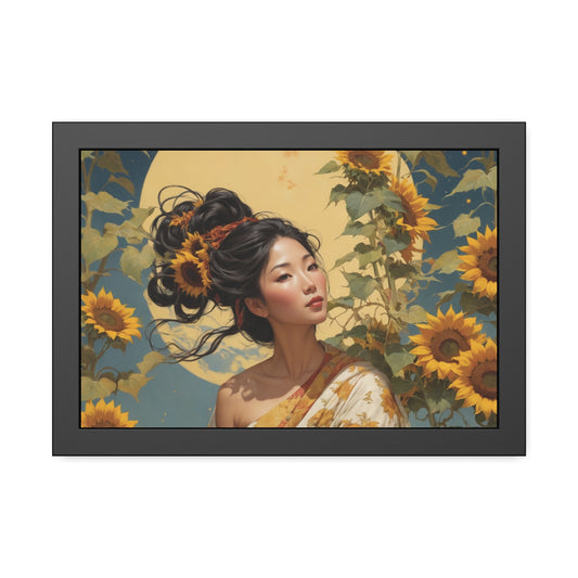 SUNFLOWER 6 - Framed Paper Poster