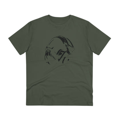 HEADPHONES - BLACK LOGO - Organic Creator T-shirt - Unisex