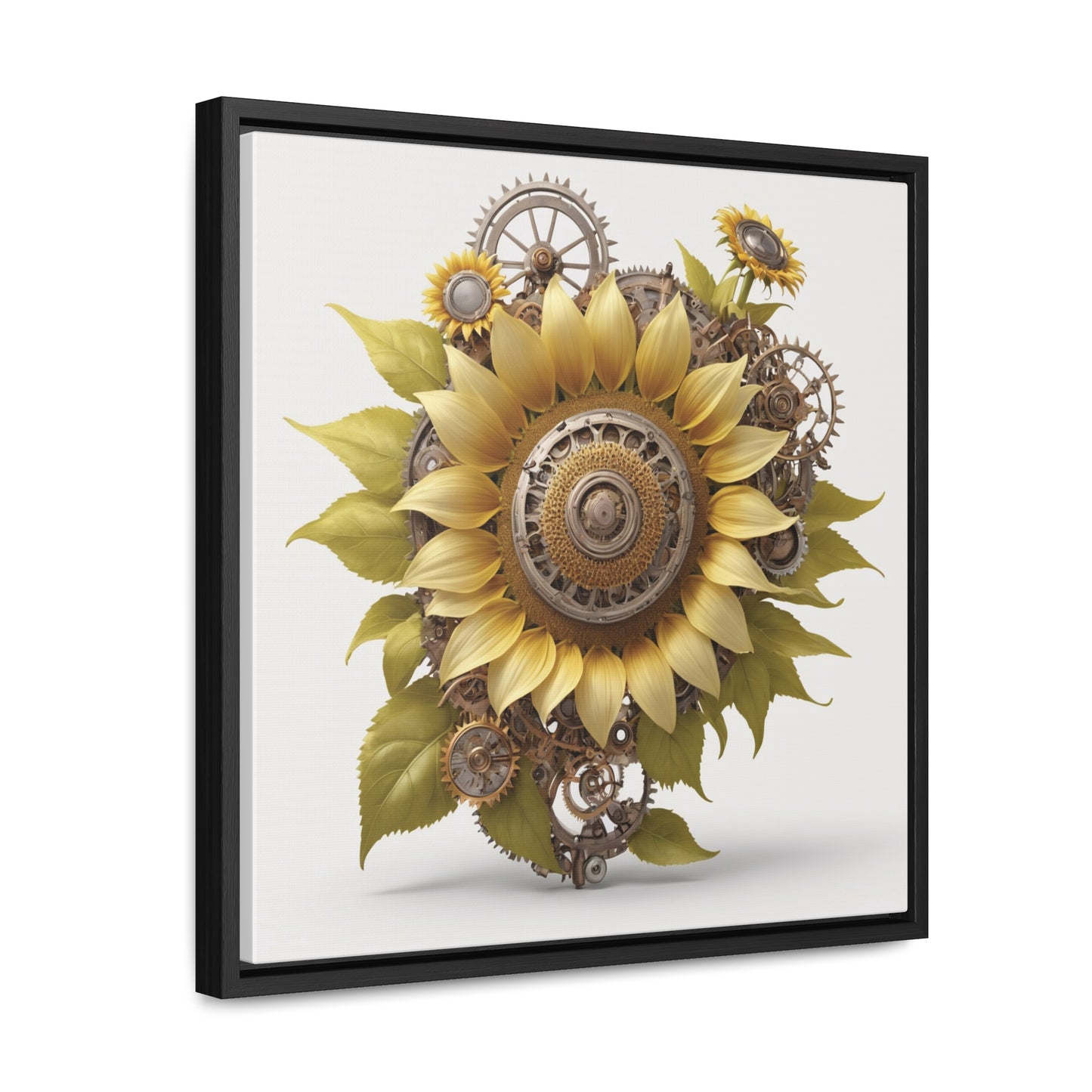 SUNFLOWER - Gallery Canvas Wraps, Square Frame