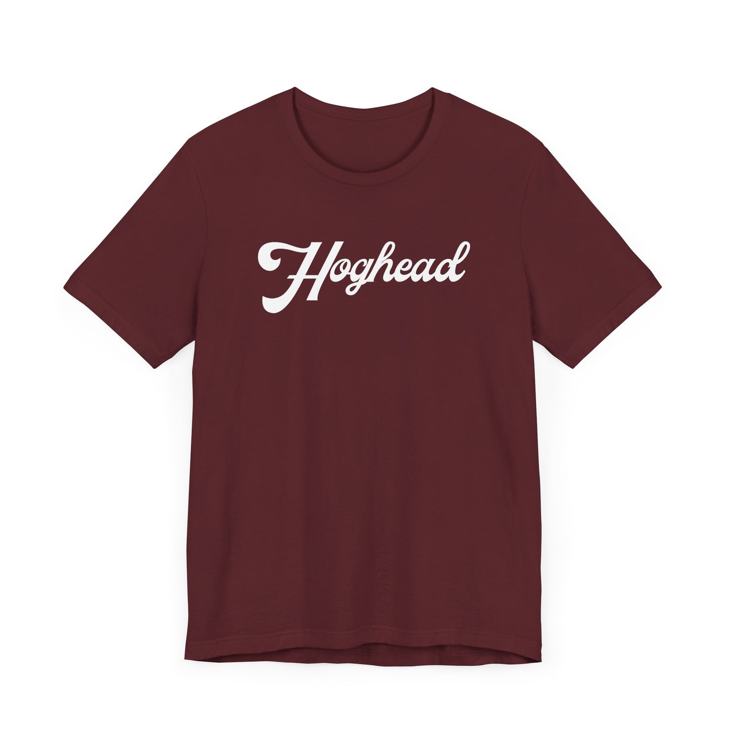 HOGHEAD - White Logo - Unisex Jersey Short Sleeve Tee