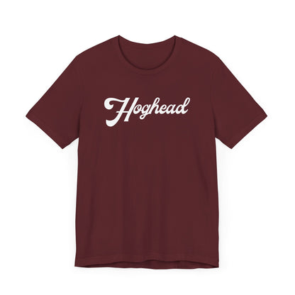 HOGHEAD - White Logo - Unisex Jersey Short Sleeve Tee