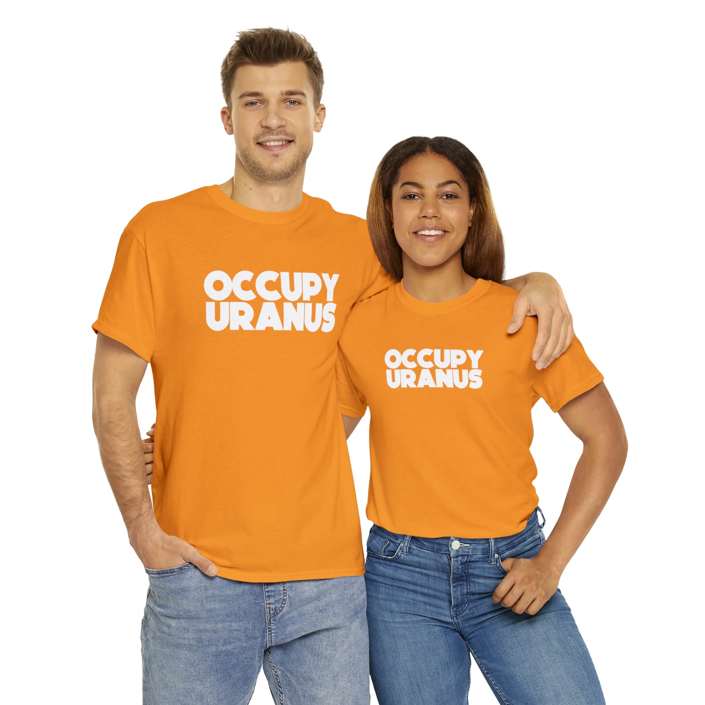 OCCUPY URANUS - Unisex Heavy Cotton Tee