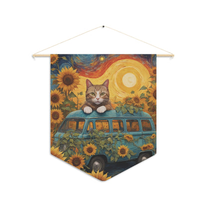 Sunflower Goddess Wall Pennant 17
