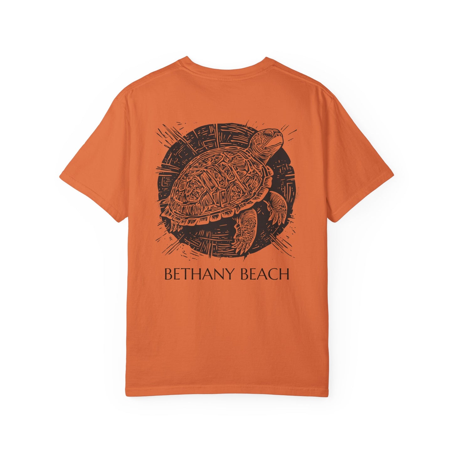 BETHANY BEACH - TURTLE - Unisex Garment-Dyed T-shirt