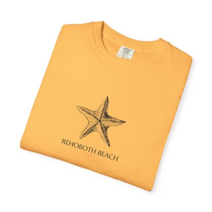 REHOBOTH BEACH - STARFISH - Unisex Garment-Dyed T-shirt