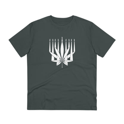 MENORAHJUANA-WHITE - Organic Creator T-shirt - Unisex