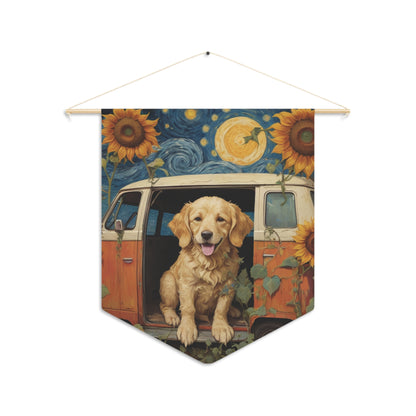 Sunflower Goddess Wall Pennant 18