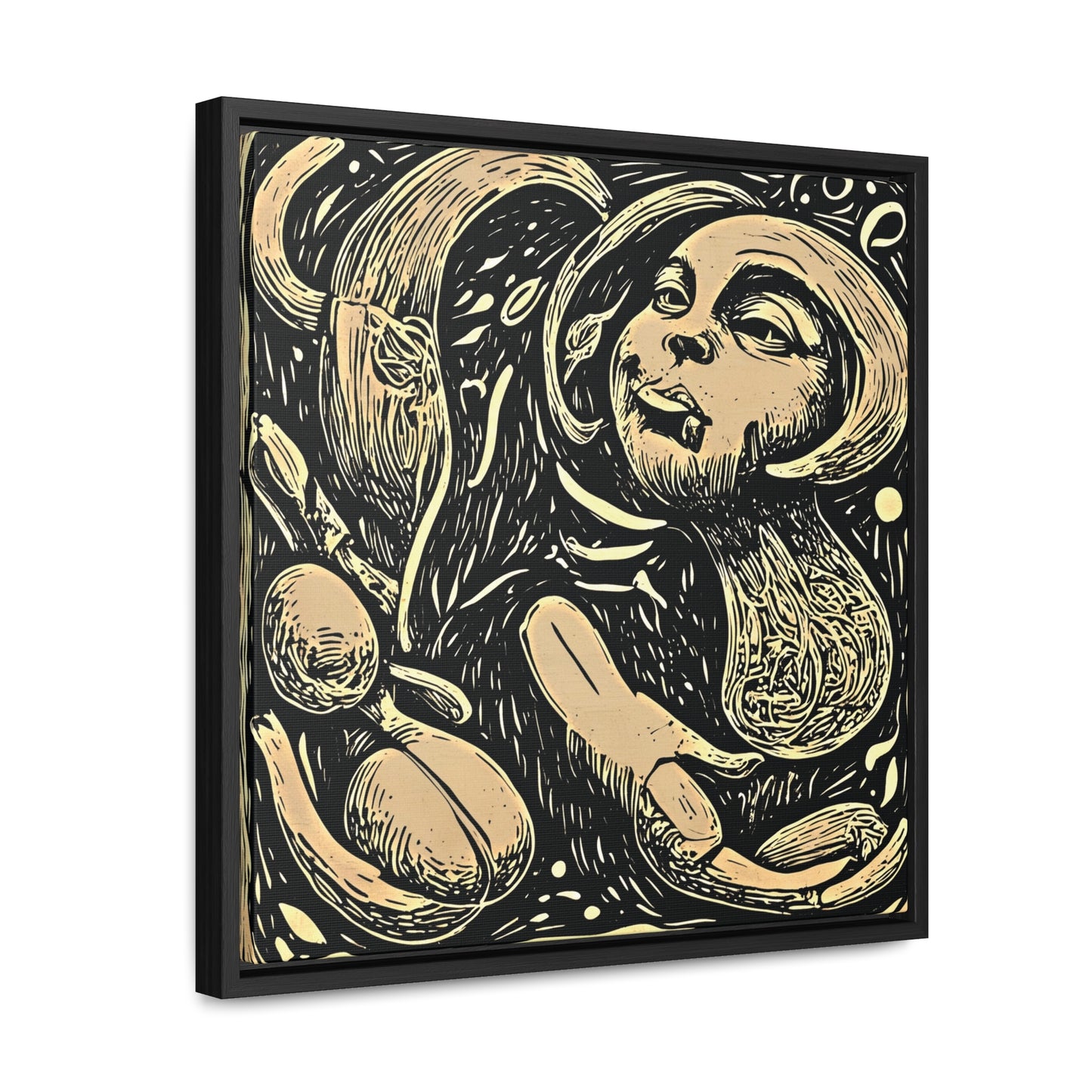 Wall Art - Gallery Canvas, Square Frame