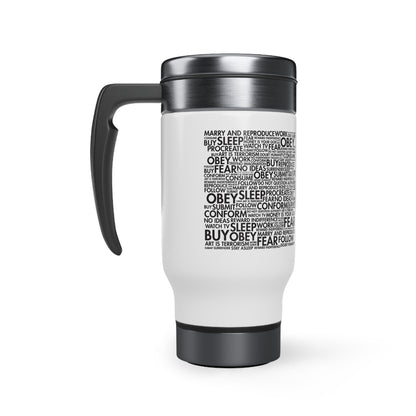 TRUTH - Stainless Steel Travel Mug with Handle, 14oz