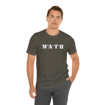 MATH - Unisex Jersey Short Sleeve Tee