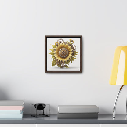 SUNFLOWER - Gallery Canvas Wraps, Square Frame