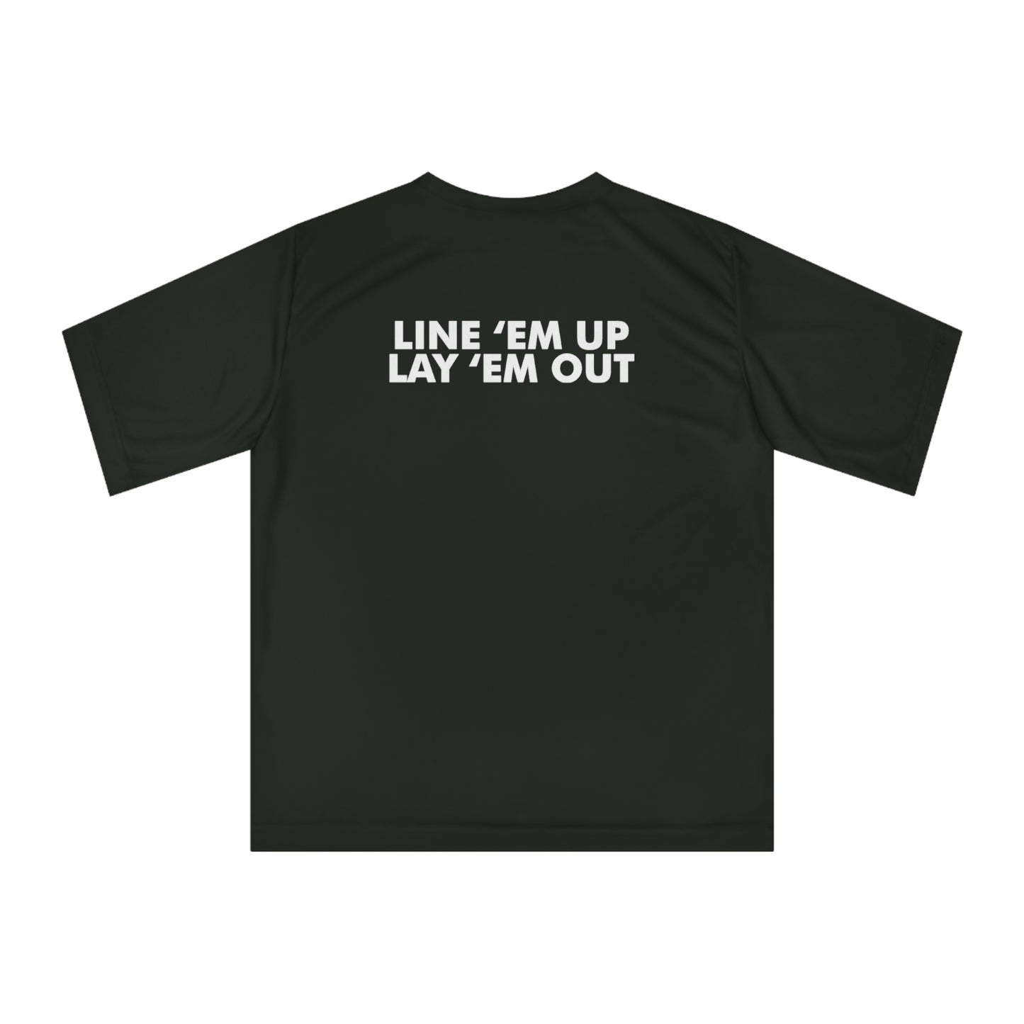 LINE EM UP - Unisex Zone Performance T-shirt