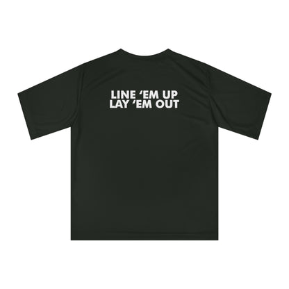LINE EM UP - Unisex Zone Performance T-shirt