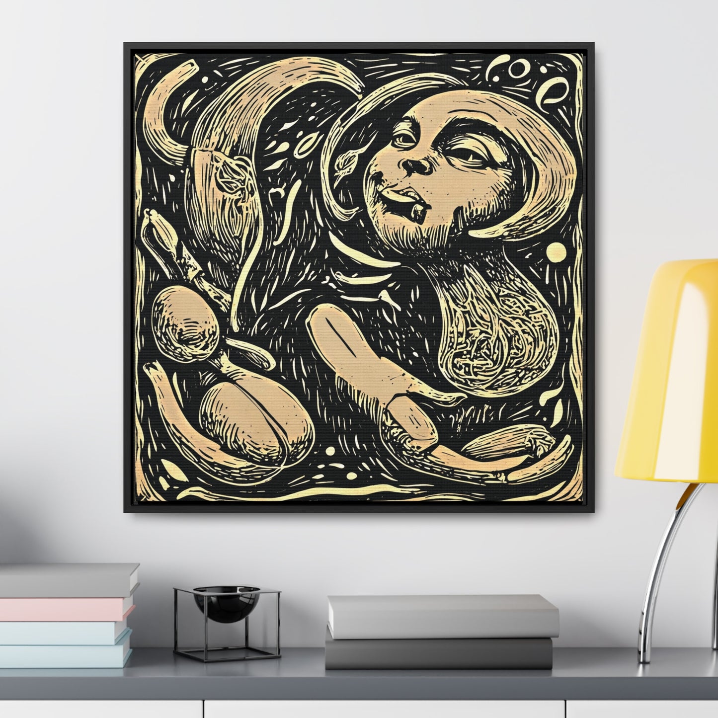 Wall Art - Gallery Canvas, Square Frame